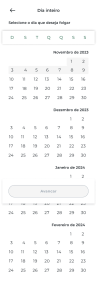 Folga - dia inteiro - calendário